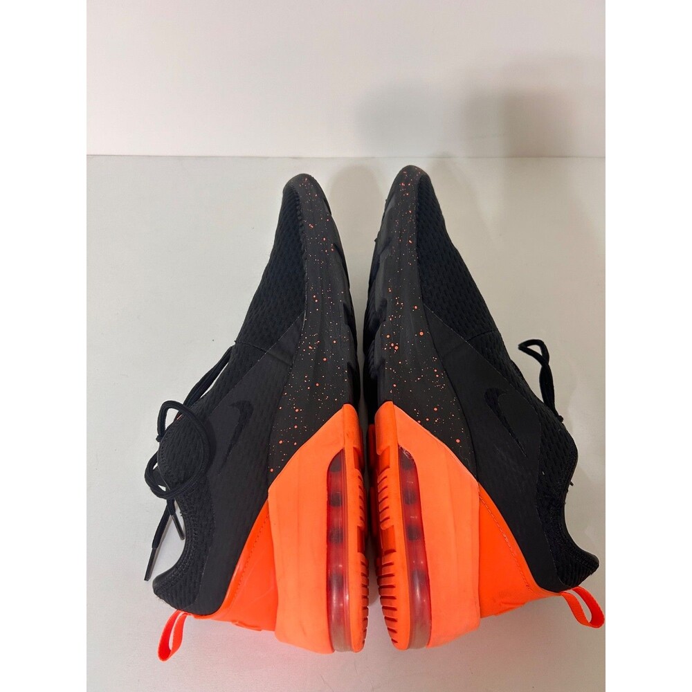 Nike Mens size 11.5 EU 45.5 Air Max Motion 2 Black Orange Running Shoes Sneakers - Picture 3 of 10